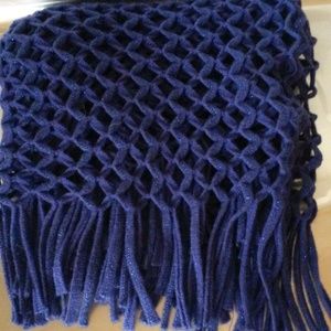 MUDD Sparkly Cobalt Blue Infinity Scarf EUC